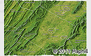 Satellite 3D Map of Augusta County
