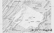 Silver Style 3D Map of Augusta County
