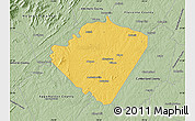 Savanna Style Map of Buckingham County