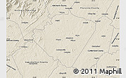 Shaded Relief Map of Buckingham County