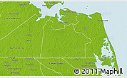 Physical 3D Map of Chesapeake City