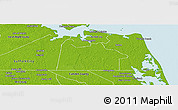 Physical Panoramic Map of Chesapeake City