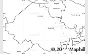 Blank Simple Map of Chesterfield County