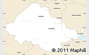 Classic Style Simple Map of Chesterfield County