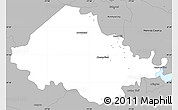 Gray Simple Map of Chesterfield County
