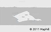 Gray Panoramic Map of Culpeper County, single color outside