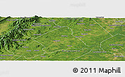 Satellite Panoramic Map of Culpeper County