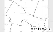 Blank Simple Map of Goochland County, no labels