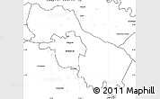 Blank Simple Map of Henrico County