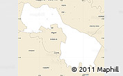 Classic Style Simple Map of Henrico County