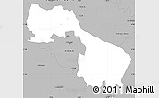 Gray Simple Map of Henrico County