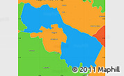 Political Simple Map of Henrico County