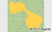 Savanna Style Simple Map of Henrico County