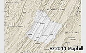 Classic Style Map of Highland County