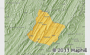 Savanna Style Map of Highland County