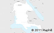 Silver Style Simple Map of James City County