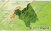 Satellite 3D Map of Nelson County, physical outside
