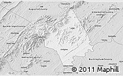 Silver Style 3D Map of Nelson County