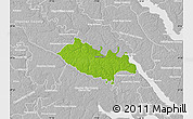 Physical Map of New Kent County, lighten, desaturated