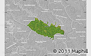 Satellite Map of New Kent County, lighten, desaturated