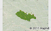 Satellite Map of New Kent County, lighten