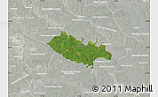Satellite Map of New Kent County, lighten, semi-desaturated