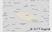 Shaded Relief Map of New Kent County, desaturated