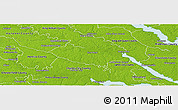 Physical Panoramic Map of New Kent County