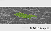 Satellite Panoramic Map of New Kent County, desaturated