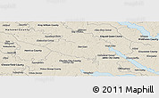 Shaded Relief Panoramic Map of New Kent County