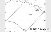 Blank Simple Map of Spotsylvania County