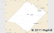 Classic Style Simple Map of Spotsylvania County