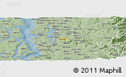 Savanna Style Panoramic Map of ZIP code 98006
