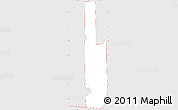 Silver Style Simple Map of ZIP code 98007