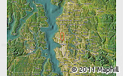 Satellite Map of ZIP code 98103