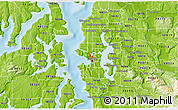 Physical 3D Map of ZIP code 98109