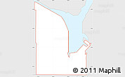 Silver Style Simple Map of ZIP code 98109