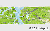Physical Panoramic Map of ZIP code 98112