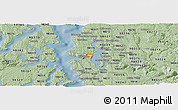 Savanna Style Panoramic Map of ZIP code 98112