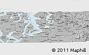 Gray Panoramic Map of ZIP code 98188