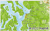 Physical 3D Map of ZIP code 98275