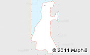 Silver Style Simple Map of ZIP code 98275