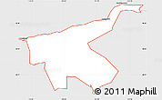 Silver Style Simple Map of ZIP code 98283