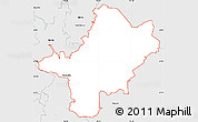 Silver Style Simple Map of ZIP code 98290