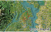 Satellite 3D Map of ZIP code 98370