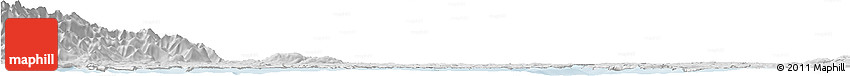 Silver Style Horizon Map of ZIP Code 98370