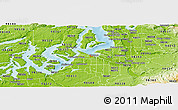Physical Panoramic Map of ZIP code 98403