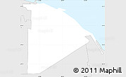 Silver Style Simple Map of ZIP code 98403
