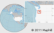 Gray Location Map of ZIP code 98686, highlighted country, highlighted county, hill shading