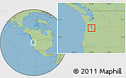 Savanna Style Location Map of ZIP code 98686